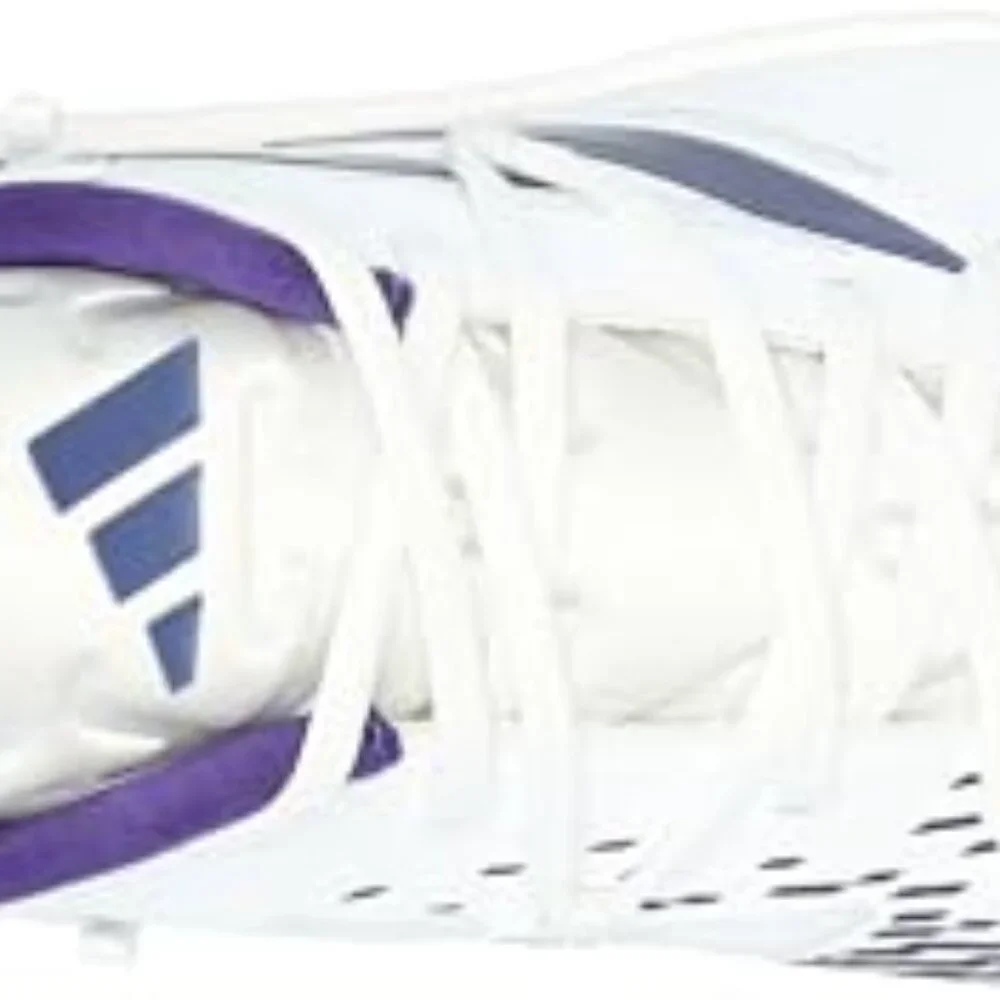 Adidas Men's AdiZero Afterburner Baseball Metal Cleats 14 Purple/White New‎